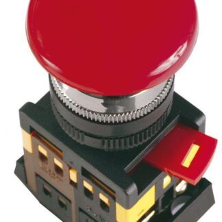 Кнопка "Грибок" AEAL-22 d22мм 1з+1р 240В с фиксацией красн. IEK BBG60-AEAL-K04