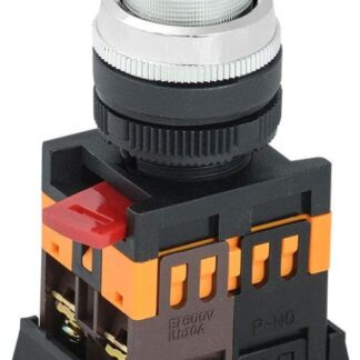 Кнопка ABLFP-22 d22мм 1з+1р 240В неон прозр. IEK BBT20-ABLFP-K08