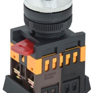Кнопка ABLFS-22 d22мм 1з+1р 240В неон желт. IEK BBT30-ABLFS-K05
