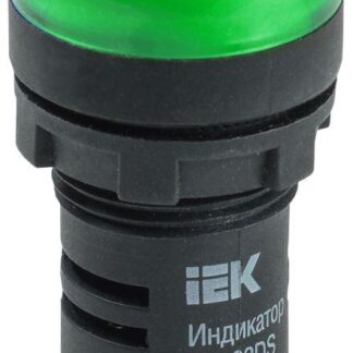 Лампа светосигнальная AD22DS d22мм 12В AC/DC зел. KARAT IEK BLS10-ADDS-012-K06