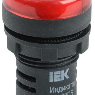 Лампа светосигнальная AD22DS d22мм 24В AC/DC красн. KARAT IEK BLS10-ADDS-024-K04