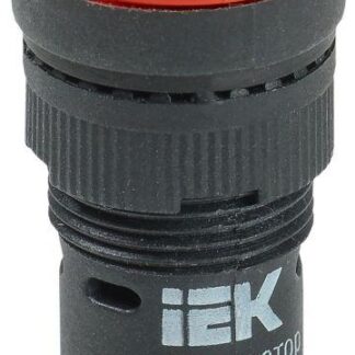 Лампа светосигнальная AD16DS d16мм 230В AC красн. KARAT IEK BLS10-ADDS-230-K04-16
