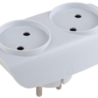 Разветвитель 2-м без заземл. 16А IP20 SP-2-W бел. Эра C0045520
