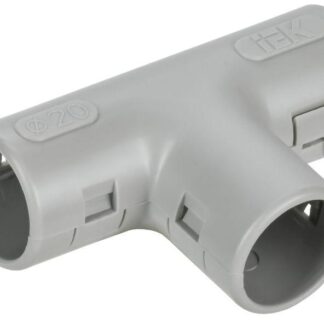 Тройник для жестких труб d20мм TIG-20 ELASTA IEK CTA10D-TIG20-K41-050