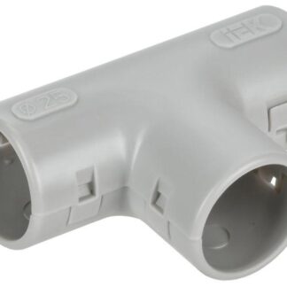Тройник для жестких труб d25мм TIG-25 ELASTA IEK CTA10D-TIG25-K41-025