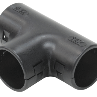Тройник открывающийся TI32G черн. (уп.5шт) IEK CTA10D-TIG32-K02-005