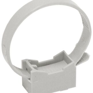 Держатель хомутный для труб со стяжкой d32-63 CFF2 сер. ELASTA IEK CTA10MP-CFF263-K41-100