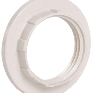 Кольцо к патрону E14 пластик бел. IEK EKP20-01-02-K01