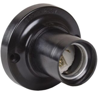 Патрон потолочный E27 Пкб27-04-К21 карболит. с этикеткой черн. IEK EPK12-04-01-K01