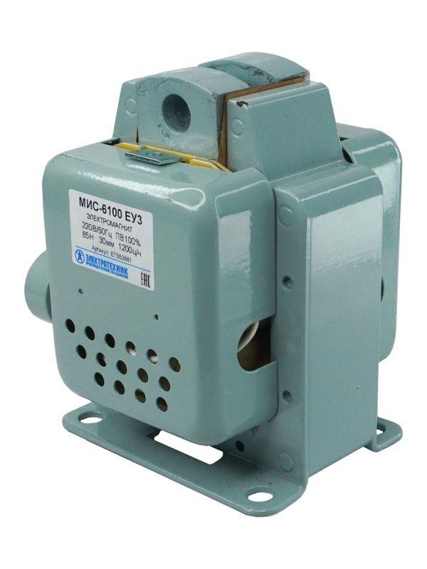 Электромагнит МИС 6100 220В ПВ-100% IP20 с жесткими выводами Электротехник ET053661