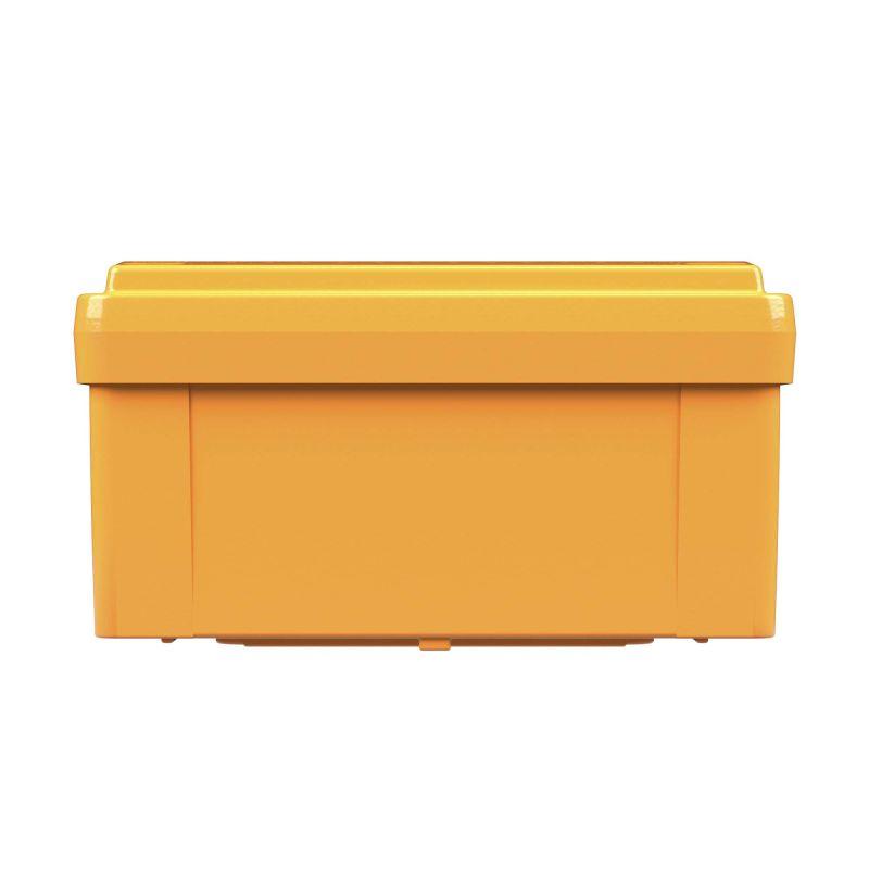 Коробка ответвительная FS 100х100х50мм 4р 450В 6А 4кв.мм с гладкими стенками и клеммн. IP56 пластик. DKC FSB10404