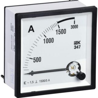 Амперметр Э47 72х72мм 1500/5А кл. точн. 1.5 IEK IPA10-6-1500-E