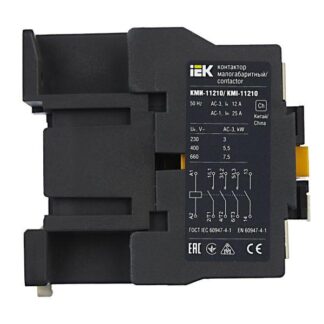 Контактор КМИ-11210 12А 24В/АС3 1НО KARAT IEK KKM11-012-024-10