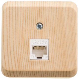 Розетка компьютерная ОП Этюд RJ45 кат.5E сосна SE KOMA-001D