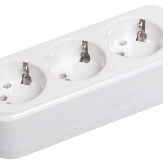 Колодка удлинителя 3-м 16А Classic К03 2P+PE 250В IEK KYP11-16-03-00-Z