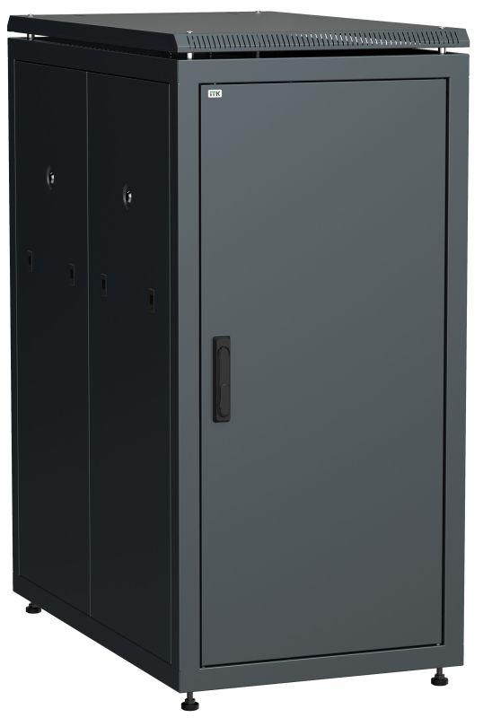 Шкаф сетевой 19дюйм LINEA N 18U 600х1000мм металлическая передняя дверь черн. ITK LN05-18U61-M