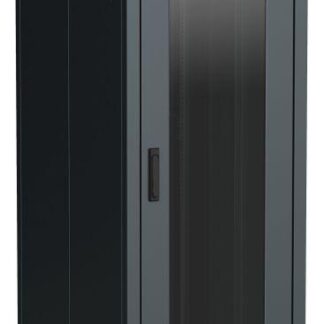 Шкаф сетевой LINEA N 19дюйм 47U 600х1000мм стеклян. передн. дверь задн. перфорир. черн. ITK LN05-47U61-GP