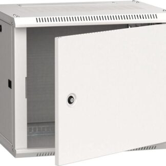 Шкаф 19дюйм LINEA W 6U 600х450мм настен. метал. дверь RAL7035 ITK LWR3-06U64-MF