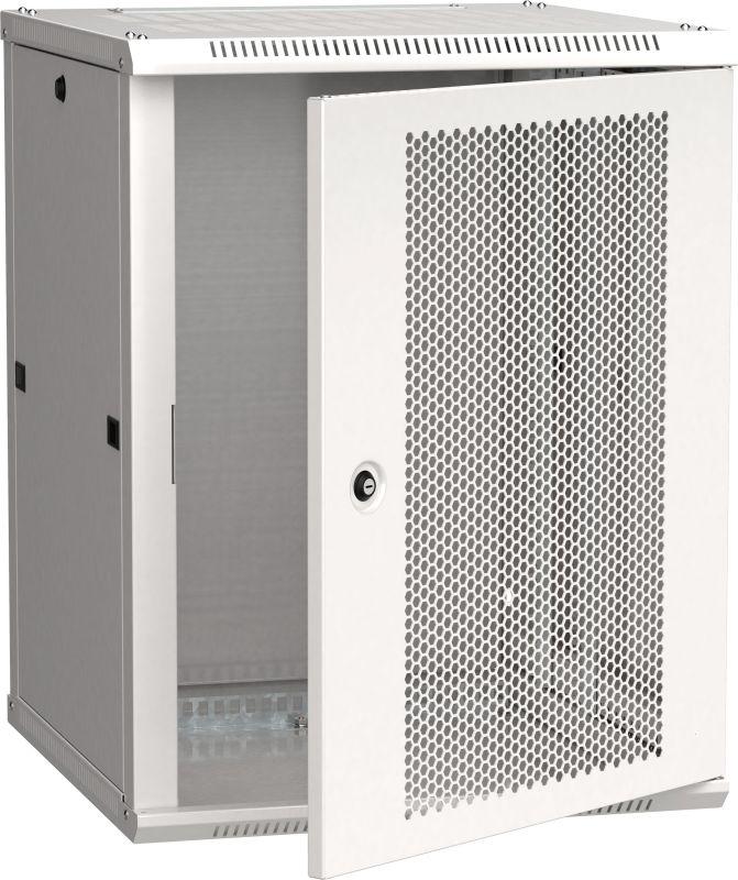 Шкаф LINEA W 15U 600х600мм перфорир. дверь RAL7035 ITK LWR3-15U66-PF