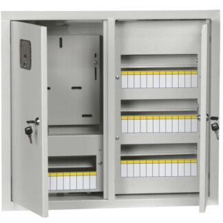 Корпус ЩУРв-3/48 TITAN 550х610х165мм IP31 метал. IEK MKM35-V-48-31-ZO