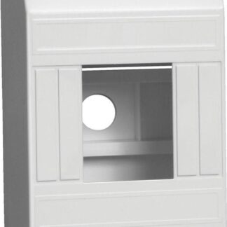 Корпус ОП КМПн 1/4 Krepta 3 IP20 для 2-4-х авт. выкл. пластик. бел. IEK MKP31-N-04-30-135