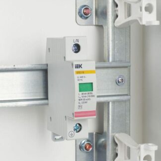 Ограничитель перенапряжения ОПС1-B 1P KARAT IEK MOP20-1-B