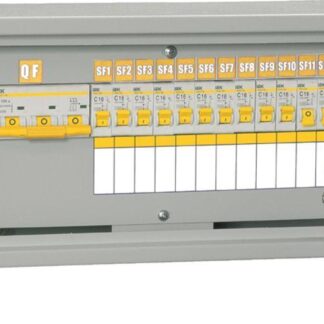 Щит ОЩВ-12/ОБЩ-3-100-12-0 (ВВ100А 12х16А) IP31 IEK MSM10-3N-100-12-31