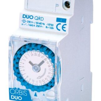 Реле времени модульное суточное DUO QRD шаг 30мин с рез. ORBIS OB292032