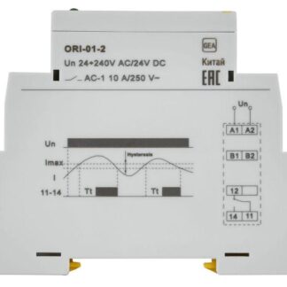 Реле тока ORI 0.2-2А 24-240В AC/24В DC IEK ORI-01-2