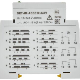 Реле времени многофункц. ORT 2 контакта 12-240В AC/DC IEK ORT-M2-ACDC12-240V