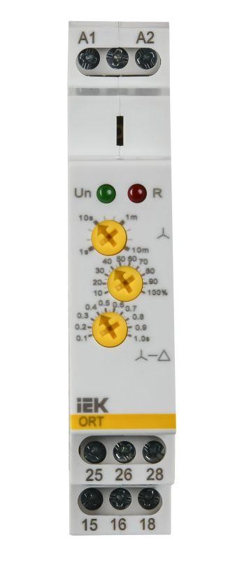 Реле пуска звезда-треугольник ORT 400В AC IEK ORT-ST-AC400V