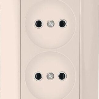 Розетка 1-м СП Прима 10А IP20 без заземл. сл. кость SchE RS10-407-S