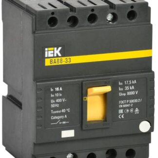 Выключатель автоматический 3п 16А 35кА ВА 88-33 KARAT IEK SVA20-3-0016
