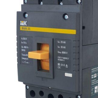 Выключатель автоматический 3п 250А 35кА ВА 88-35 KARAT IEK SVA30-3-0250