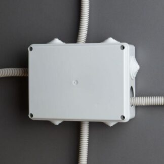 Коробка распаячная ОП 190х140х70 IP44 КМ41243 RAL7035 IEK UKO11-190-140-070-K41-44
