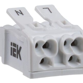 Клемма пружинная соединительная КСП2-L+N IEK UKZ-B06-2P-F0-E0-10