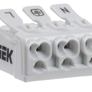 Клемма пружинная соединительная КСП3-L+N+PE IEK UKZ-B06-3P-F0-E0-10