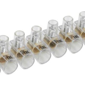 Зажим винтовой концевой изолированный КЗВИ 6.0кв.мм (10х1) IEK UZVK-06-10