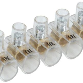 Зажим винтовой концевой изолированный КЗВИ 6.0кв.мм (5х1) IEK UZVK-06-5