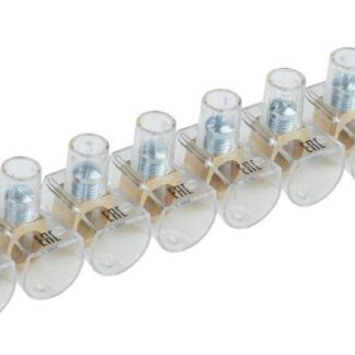 Зажим винтовой концевой изолированный КЗВИ 16кв.мм (10х1) IEK UZVK-16-10