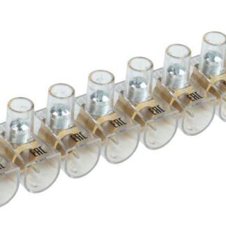 Зажим винтовой концевой изолированный КЗВИ 25кв.мм (10х1) IEK UZVK-25-10