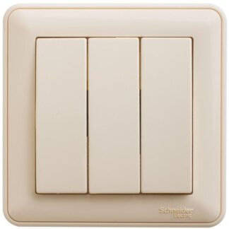 Выключатель 3-кл. СП W59 10А IP20 10AX в сборе сл. кость SE VS0510-351-28