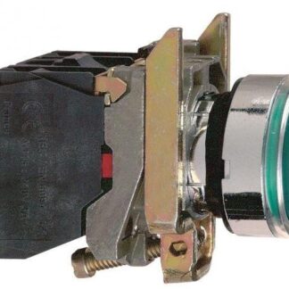 Кнопка без фикс. 1НO+1НЗ с подсветкой зел. SchE XB4BW33M5