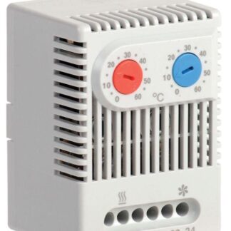 Термостат двухканальный УККт от 0 до +60град.C NO+NC IEK YCE-DTNO-NC-60