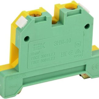 Зажим наборный ЗНИ-10PEN 10кв.мм (JXB-земля) IEK YZN20-010-K52