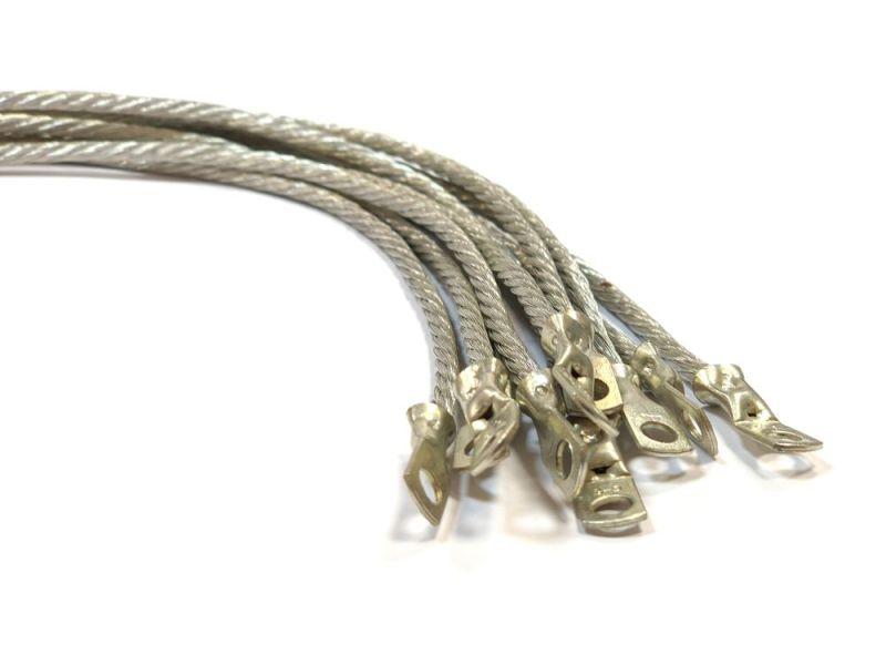 Проводник заземляющий П-250 S=6мм два наконечника ГОФРОМАТИК zeta11216