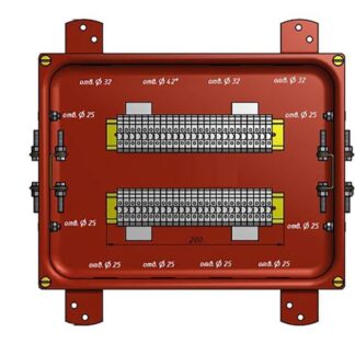 Коробка КС-30 УХЛ1.5 IP65 метал. заглушки ГОФРОМАТИК zeta30355