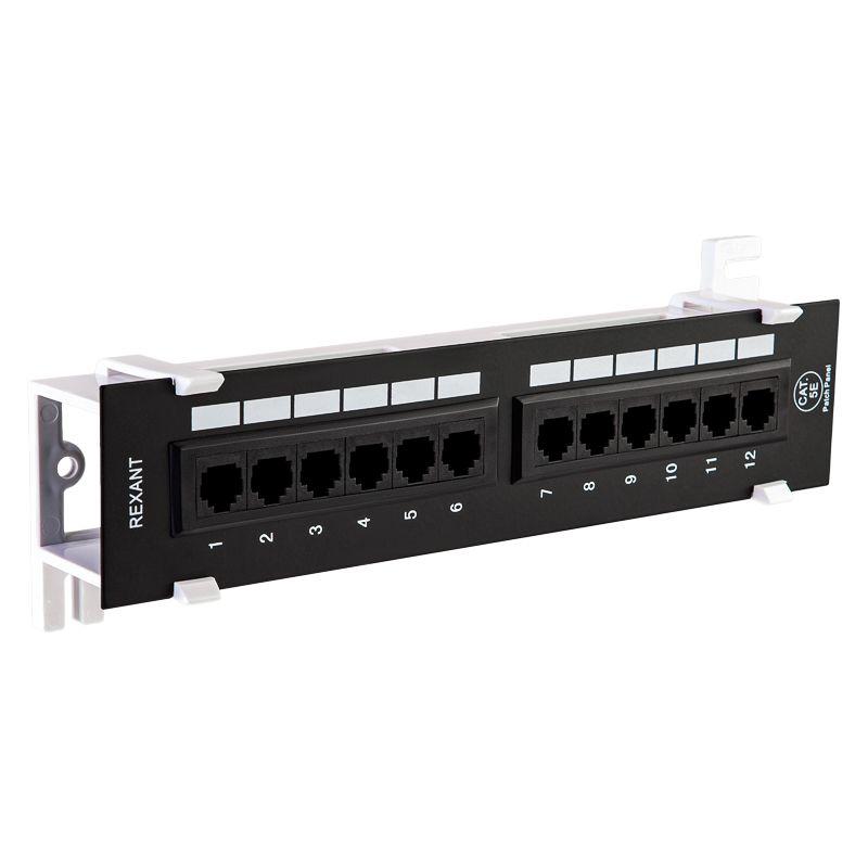 Патч-панель настенная 12 портов RJ-45 CAT 5е Rexant 04-0020