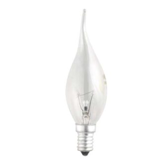 Лампа накаливания CT35 60W E14 clear "Свеча на ветру" JazzWay 3321468