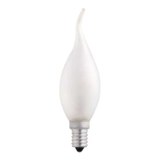 Лампа накаливания CT35 60W E14 frosted "Свеча на ветру" JazzWay 3321482